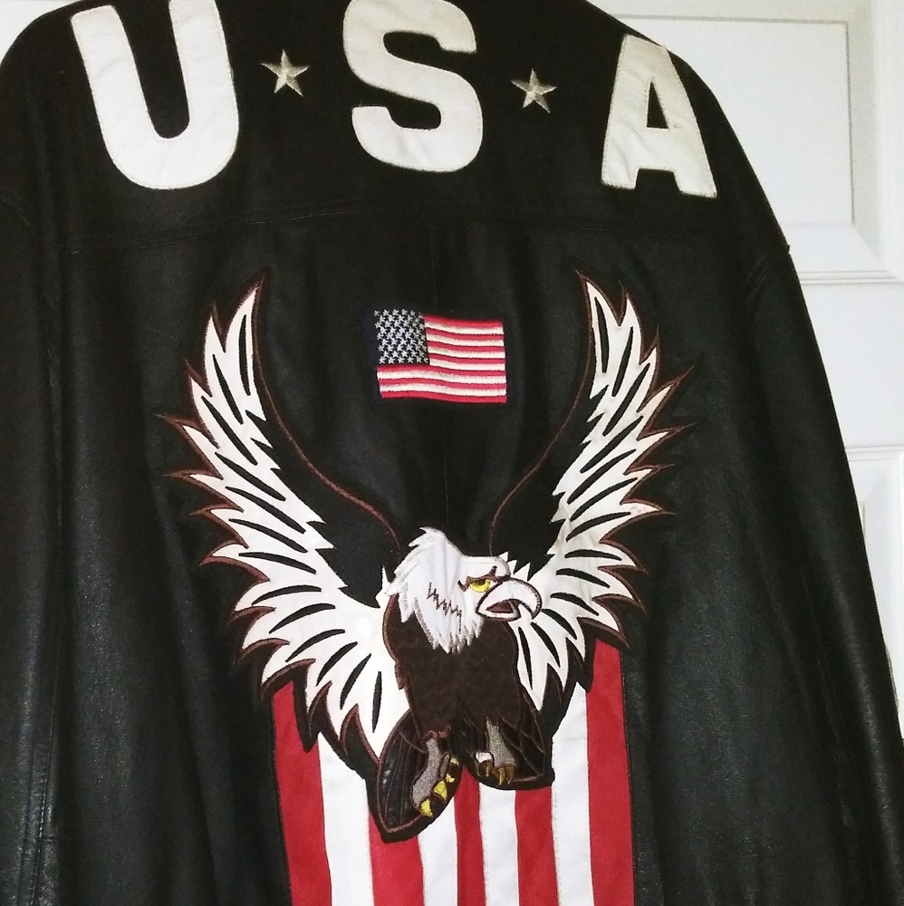Leather USA jacket